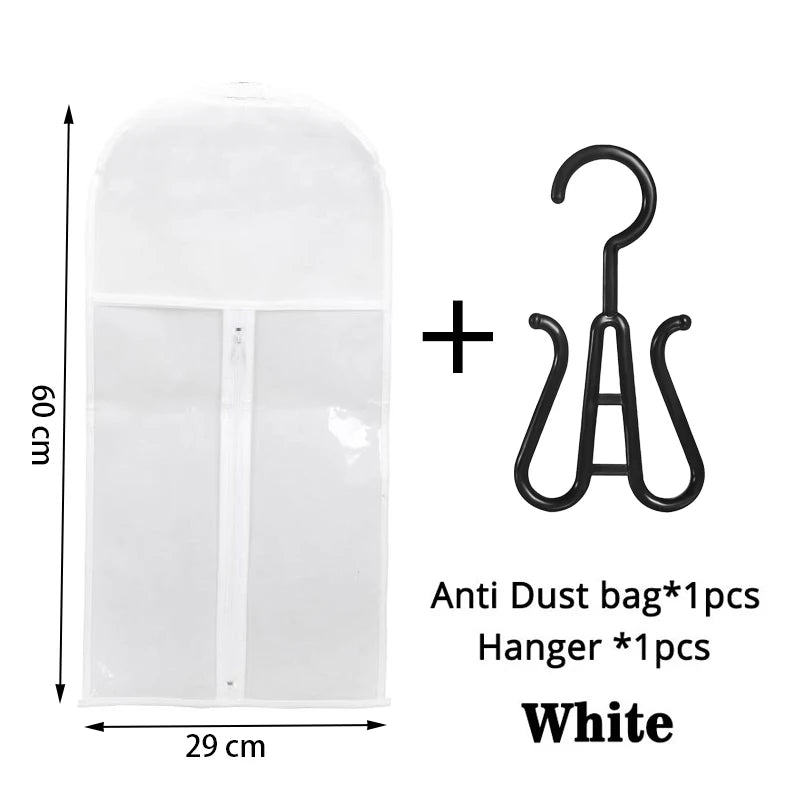 Housse de Rangement pour Perruques avec Cintre – Protection Anti-Poussière