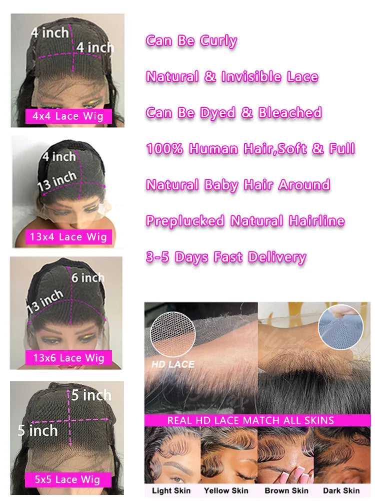 Perruque lace frontale acajou ,100 % Cheveux humain