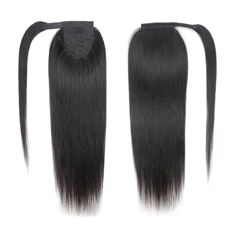 Extension Ponytail lisse en cheveux humains
