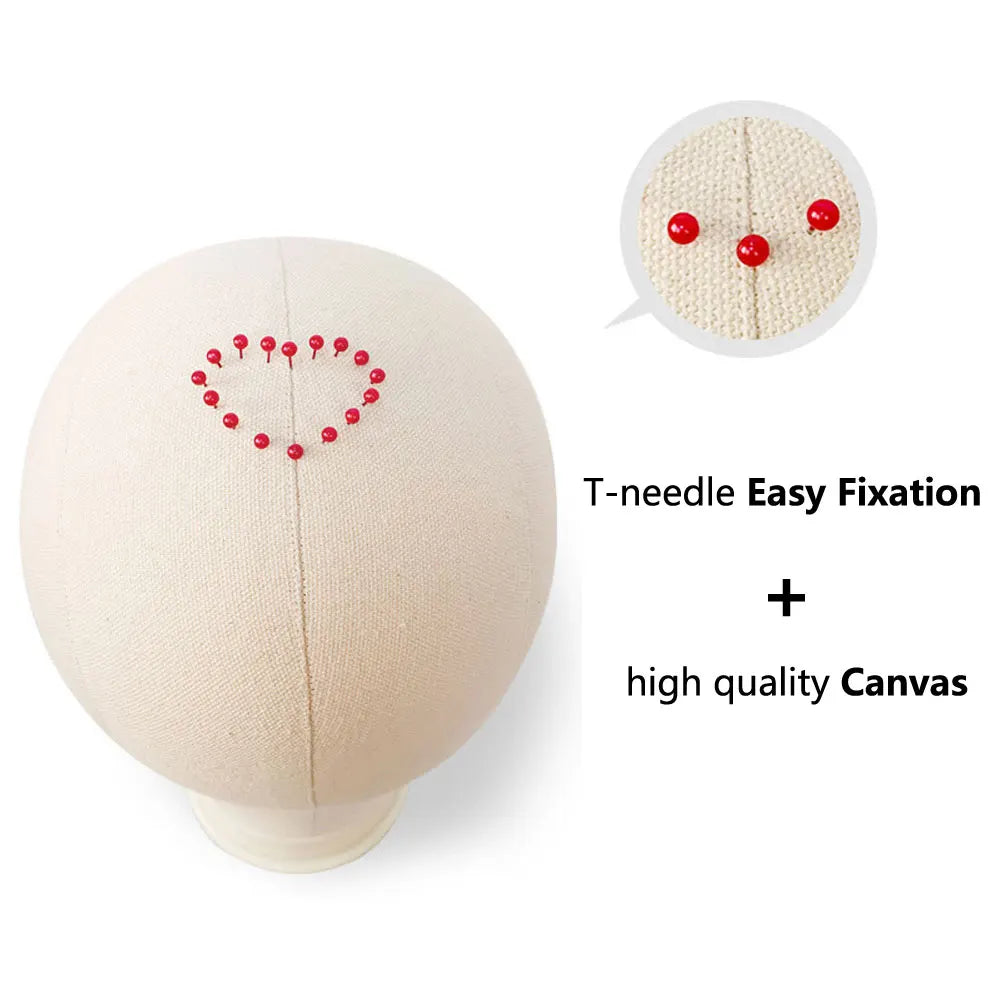 Tête en toile pour perruques