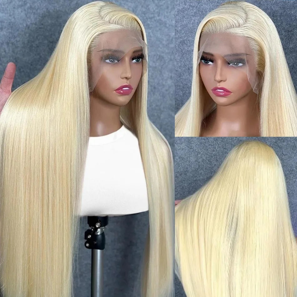 Lace Frontal blonde, 100 % Cheveux humain