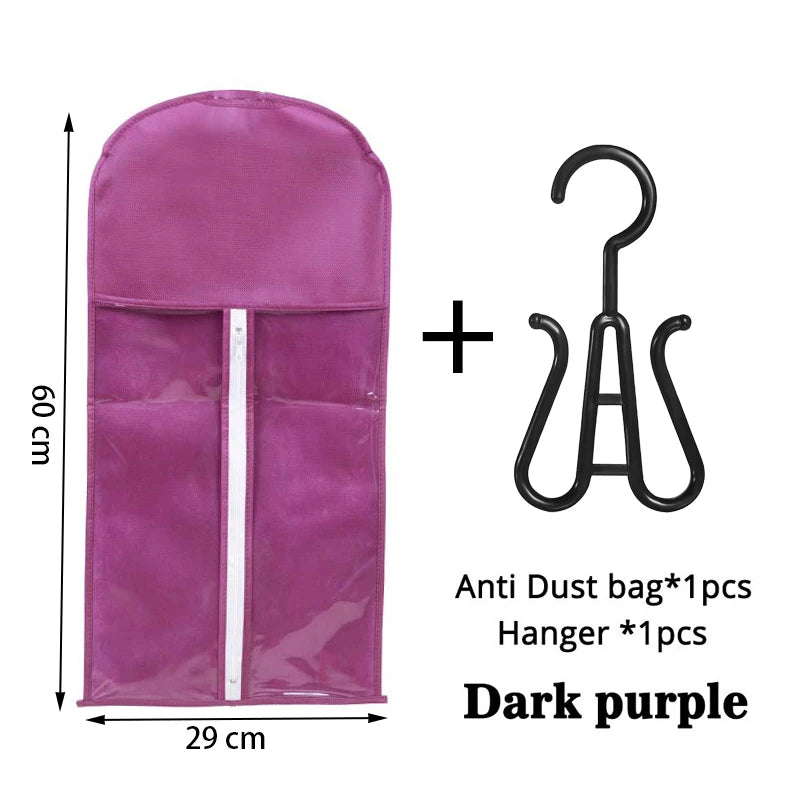 Housse de Rangement pour Perruques avec Cintre – Protection Anti-Poussière