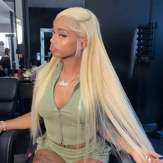 Lace Frontal blonde, 100 % Cheveux humain