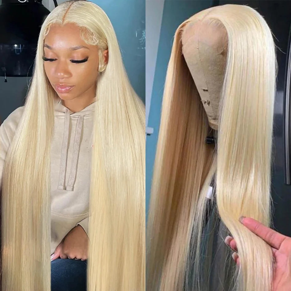 Lace Frontal blonde, 100 % Cheveux humain