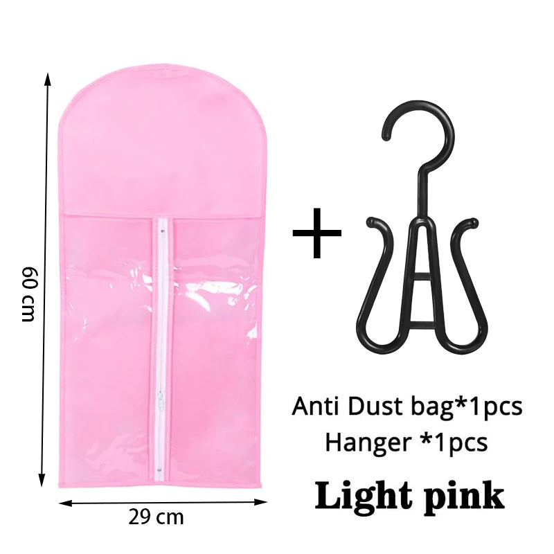 Housse de Rangement pour Perruques avec Cintre – Protection Anti-Poussière