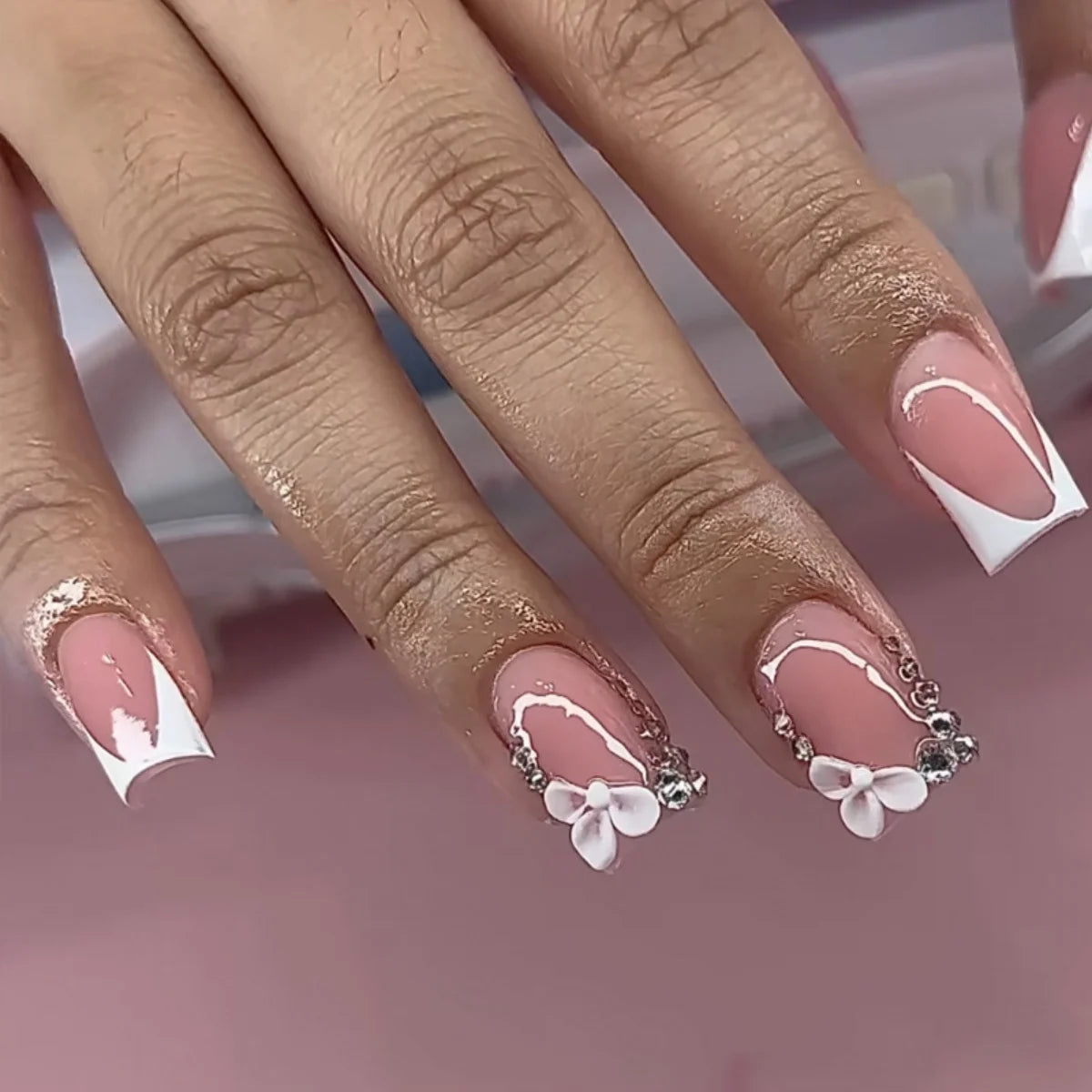 Press-On Nails colle incluse ￼