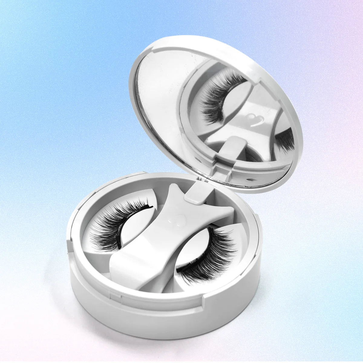Magnetic False Eyelash Kit – Glue-Free, Reusable with Built-in Mirror | Yeirnuo Luxury Box