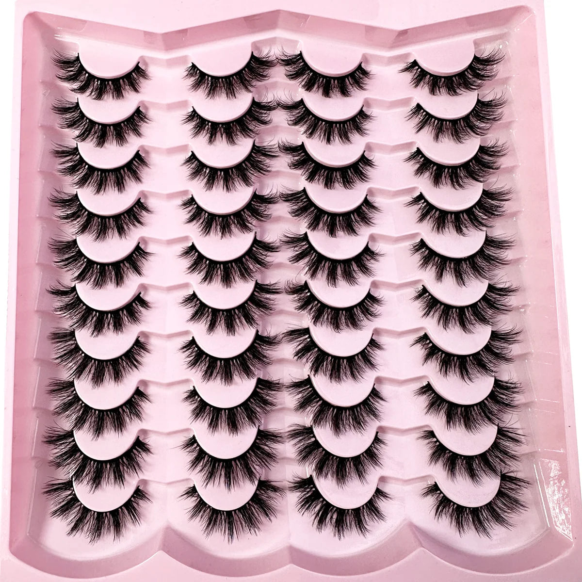 Lot de 20 paires de faux cils 5D
