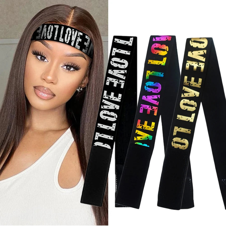 Lot de 3 bandeaux élastiques “Edge Melt” – serre-bords ajustables pour lace wigs & baby hairs LACE ADDICT