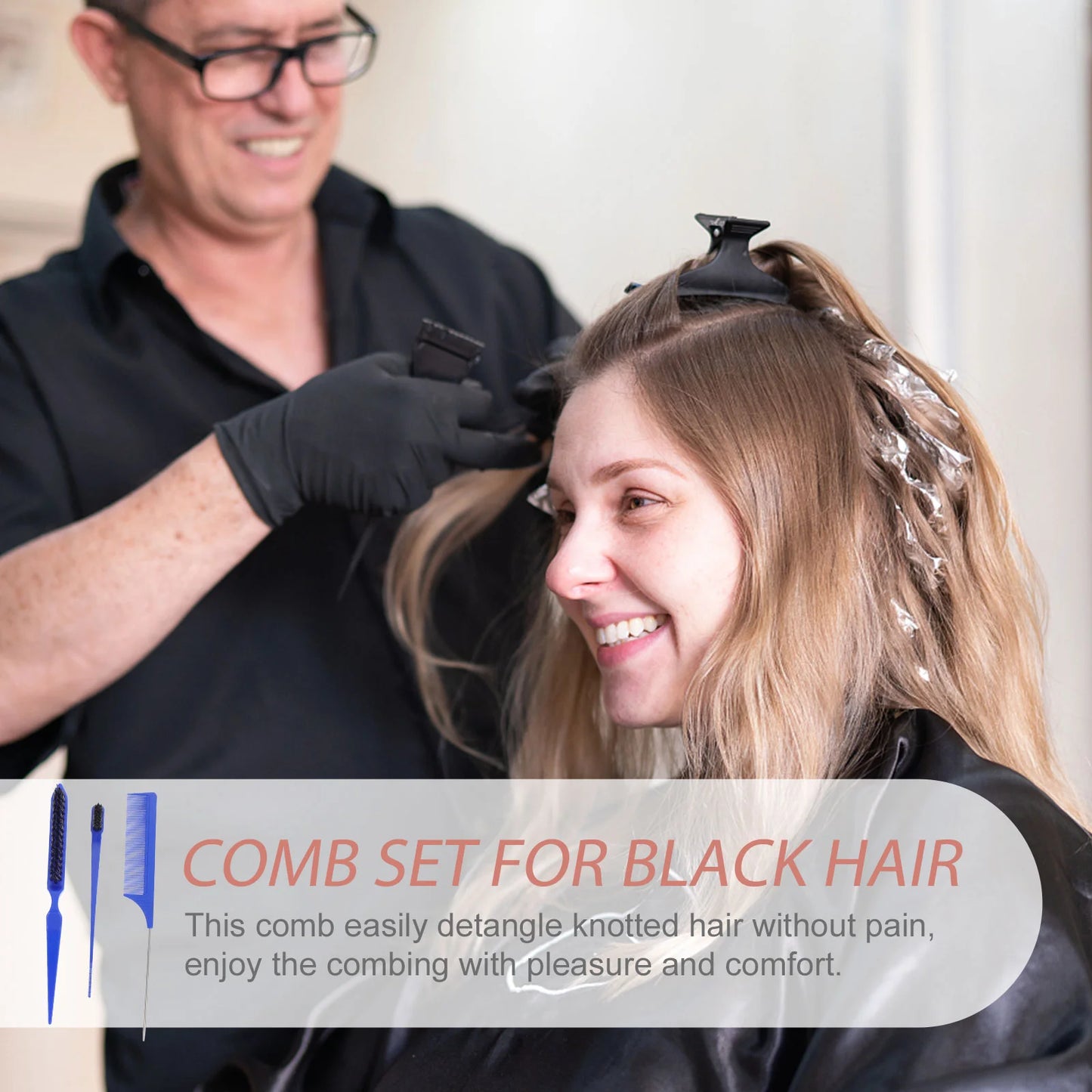 Brosse et peigne double face