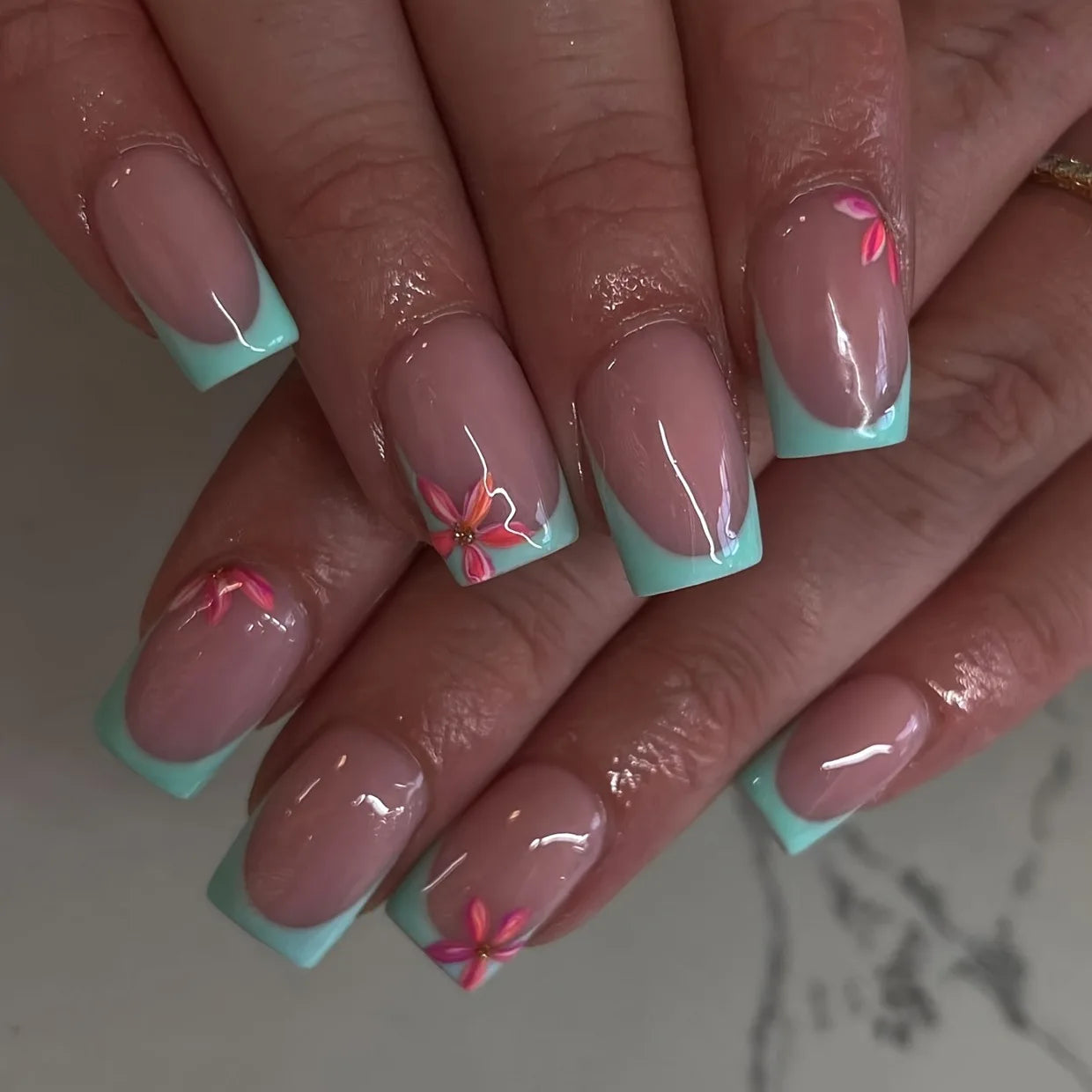 Press-On Nails colle incluse ￼